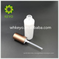 50ml Hot sale cosmetic packaging white colored empty cosmetic glass pump bottle